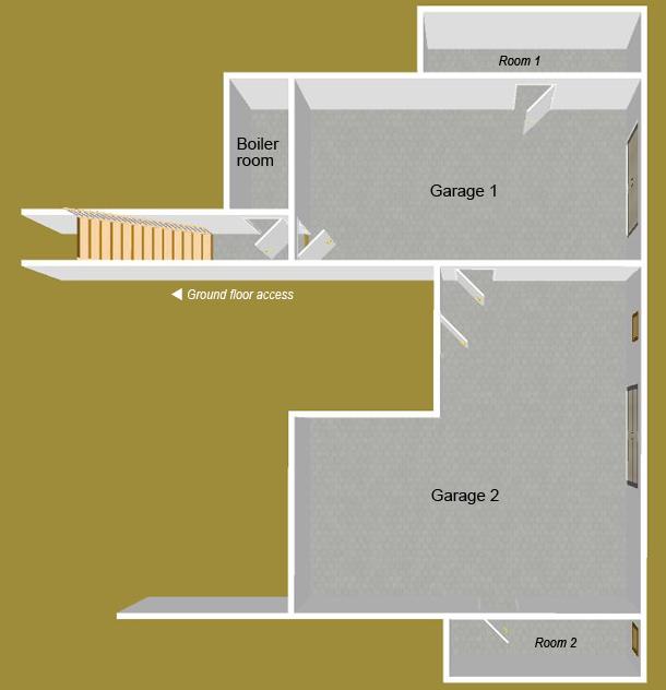 Basement architectural plan